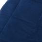 Preview: Gewichtsdecke Blau 220x235 cm 15 kg Stoff