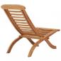 Preview: Gartenstuhl Klappbar 50x90x69 cm Massivholz Teak