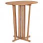 Preview: Bartisch Klappbar 90x65x105 cm Massivholz Teak