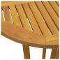 Preview: Bartisch Klappbar 90x65x105 cm Massivholz Teak