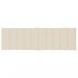 Preview: Sonnenliegen-Auflage Creme 186x58x3 cm Oxford-Gewebe