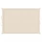 Preview: Sonnenliegen-Auflage Creme 186x58x3 cm Oxford-Gewebe