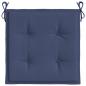 Preview: Palettenkissen 2 Stk. Marineblau 40x40x3 cm Oxford-Gewebe