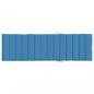 Preview: Sonnenliegen-Auflage Melange Blau 200x70x4 cm Stoff