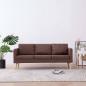 Preview: ARDEBO.de - 3-Sitzer-Sofa Stoff Braun