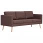 Preview: 3-Sitzer-Sofa Stoff Braun