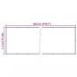 Preview: Garten-Sichtschutz Steinoptik 500x120 cm PVC