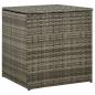 Preview: 4-tlg. Garten-Lounge-Set mit Kissen Poly Rattan Grau