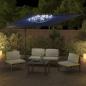 Preview: LED-Ampelschirm Azurblau 400x300 cm