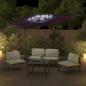 Preview: LED-Ampelschirm Bordeauxrot 400x300 cm