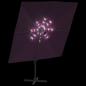 Preview: LED-Ampelschirm Bordeauxrot 400x300 cm