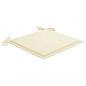 Preview: Gartenstuhl-Kissen 6 Stk. Creme 40x40x3 cm Oxford-Gewebe