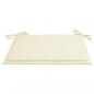 Preview: Gartenstuhl-Kissen 6 Stk. Creme 40x40x3 cm Oxford-Gewebe