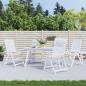 Preview: ARDEBO.de - Gartenstuhl-Kissen 4 Stk. Creme 40x40x3 cm Oxford-Gewebe