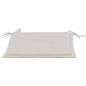 Preview: Gartenstuhl-Kissen 4 Stk. Creme 40x40x3 cm Oxford-Gewebe