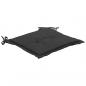 Preview: Gartenstuhl-Kissen 4 Stk. Schwarz 50x50x3 cm Oxford-Gewebe