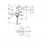 Preview: GROHE BauEco Einhebel- Spültischarmatur, Hochdruck, Mousseur , 1/2", chrom (31680000)