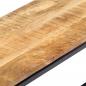 Preview: Esszimmerbank 120 cm Massives Raues Mangoholz