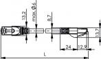 Preview: Telegärtner MP8 FS500 Patchkabel Cat.6A ISO, rot, 50m (100009125)