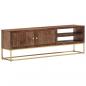 Preview: TV-Schrank 138x30x46 cm Massivholz Mango