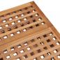 Preview: Klappbarer Gartentisch 50x50x50 cm Teak Massivholz