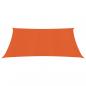 Preview: Sonnensegel 160 g/m² Orange 3x3 m HDPE