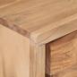 Preview: TV-Schrank 120x30x42 cm Akazie Massivholz mit Naturkanten