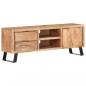 Preview: TV-Schrank 120x30x42 cm Akazie Massivholz mit Naturkanten