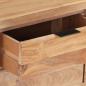 Preview: TV-Schrank 120x30x42 cm Akazie Massivholz mit Naturkanten