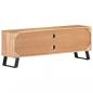 Preview: TV-Schrank 120x30x42 cm Akazie Massivholz mit Naturkanten