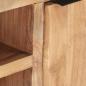 Preview: TV-Schrank 120x30x42 cm Akazie Massivholz mit Naturkanten