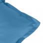 Preview: Hochlehner-Auflagen 6 Stk. Melange Blau 120x50x7 cm Stoff