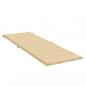 Preview: Sonnenliegen-Auflage Melange Beige 186x58x3 cm Stoff