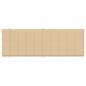 Preview: Sonnenliegen-Auflage Melange Beige 186x58x3 cm Stoff