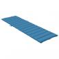 Preview: Sonnenliegen-Auflage Melange Blau 200x50x4 cm Stoff