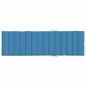 Preview: Sonnenliegen-Auflage Melange Blau 200x50x4 cm Stoff