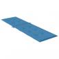 Preview: Liegestuhl-Auflage Melange Blau (75+105)x50x3 cm Stoff