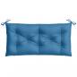 Preview: Gartenbank-Auflage Melange Blau 100x50x7 cm Stoff