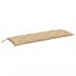 Preview: Gartenbank-Auflage Melange Beige 150x50x7 cm Stoff