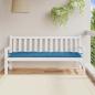 Preview: Gartenbank-Auflage Melange Blau 180x50x7 cm Stoff