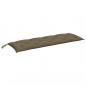 Preview: Gartenbank-Auflage Melange Taupe 150x50x7 cm Stoff