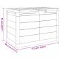 Preview: Outdoor-Kissenbox Anthrazit 77,5x44,5x53 cm Polypropylen