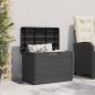 Preview: Outdoor-Kissenbox Anthrazit 77,5x44,5x53 cm Polypropylen