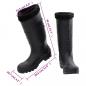 Preview: Gummistiefel mit Herausnehmbarem Innenfutter Schwarz Gr. 43 PVC