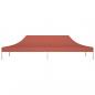 Preview: Partyzelt-Dach 6x3 m Terrakotta-Rot 270 g/m²