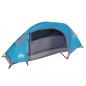 Preview: Kuppel-Campingzelt 1 Person Blau Wasserdicht