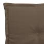 Preview: Gartenbank-Auflage Taupe 200x50x3 cm Oxford-Gewebe