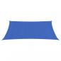 Preview: Sonnensegel 160 g/m² Blau 2,5x4 m HDPE