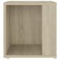 Preview: Beistelltisch Sonoma-Eiche 33x33x34,5 cm Holzwerkstoff