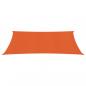 Preview: Sonnensegel 160 g/m² Orange 2,5x3,5 m HDPE